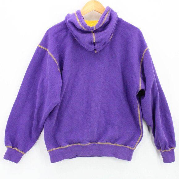 Vintage Sportco Authentic Hoodie Sweatshirt Women's Purple Western Embroidered M - Picture 8 of 10